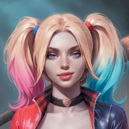DC Comics Kunstdruck Harley Quinn 41 x 61 cm - ungerahmt Image 4
