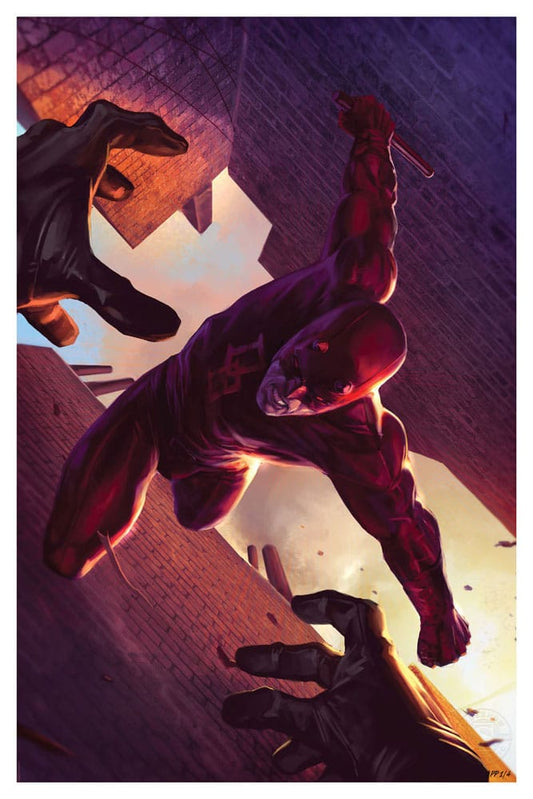 Marvel Kunstdruck Daredevil: The Man Without Fear 60 x 41 cm - ungerahmt Image 1