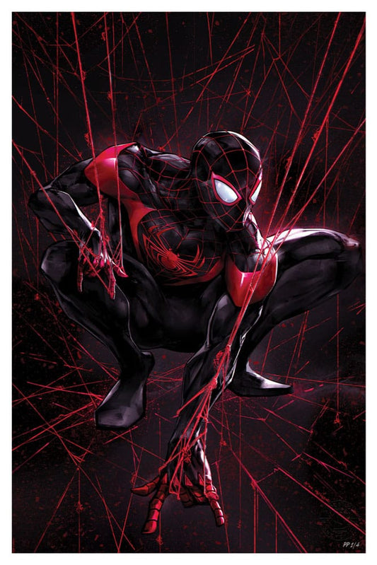 Marvel Kunstdruck Spider-Man Miles Morales 61 x 41 cm - ungerahmt Image 1