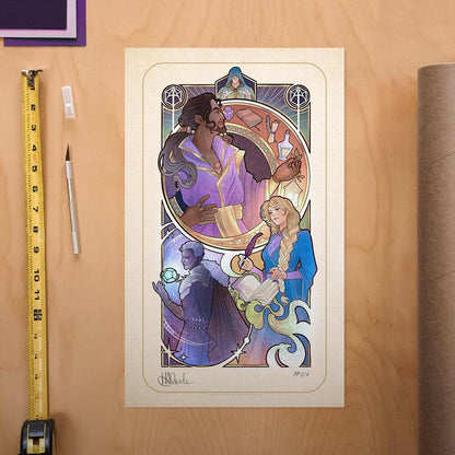 Critical Role Kunstdruck Matthew Mercer: 10th Anniversary Art Nouveau Illustrations 46 x 28 cm - ungerahmt Image 2