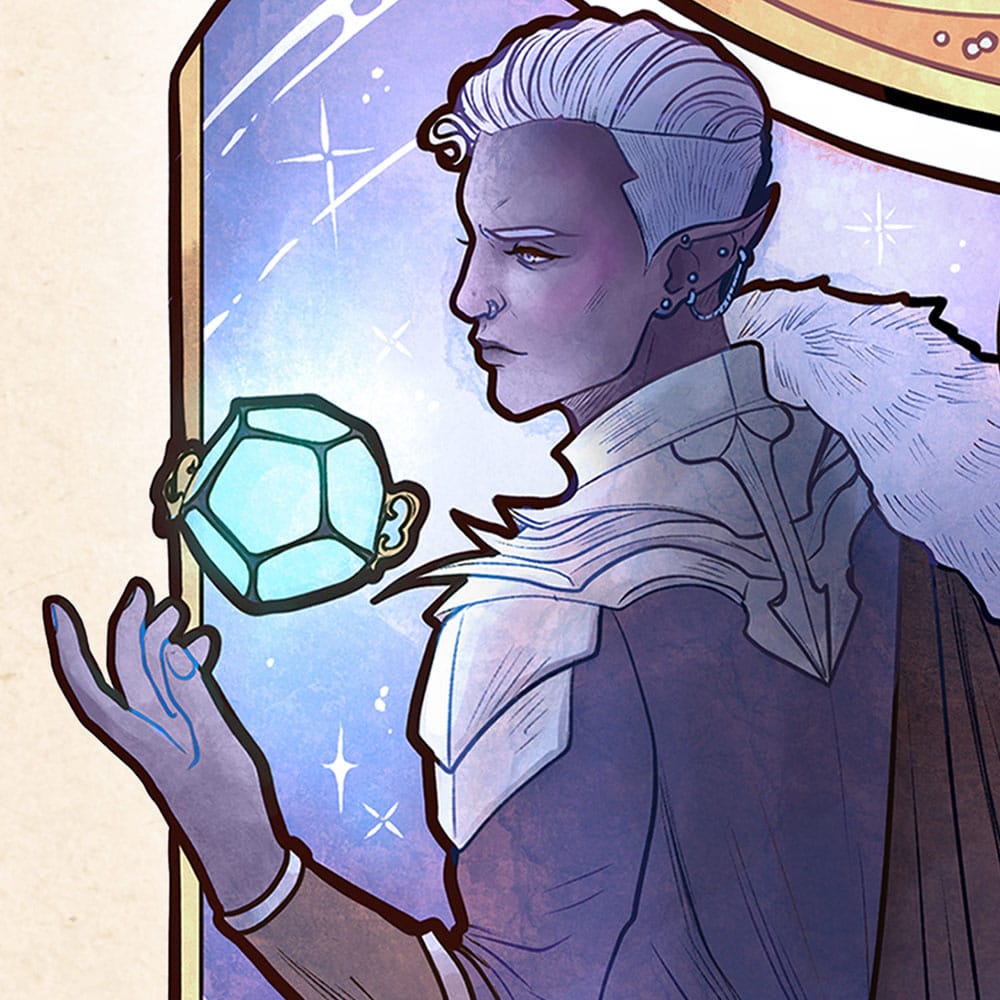 Critical Role Kunstdruck Matthew Mercer: 10th Anniversary Art Nouveau Illustrations 46 x 28 cm - ungerahmt Image 4