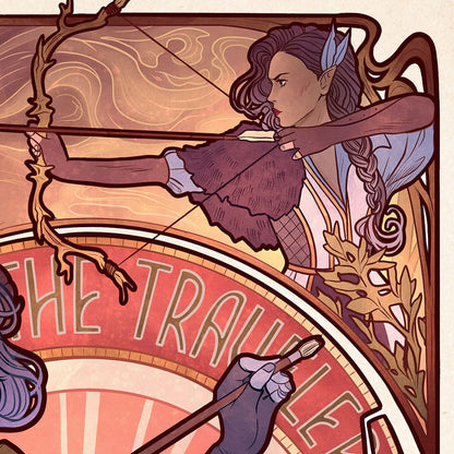 Critical Role Kunstdruck Laura Bailey: 10th Anniversary Art Nouveau Illustrations 46 x 28 cm - ungerahmt Image 6