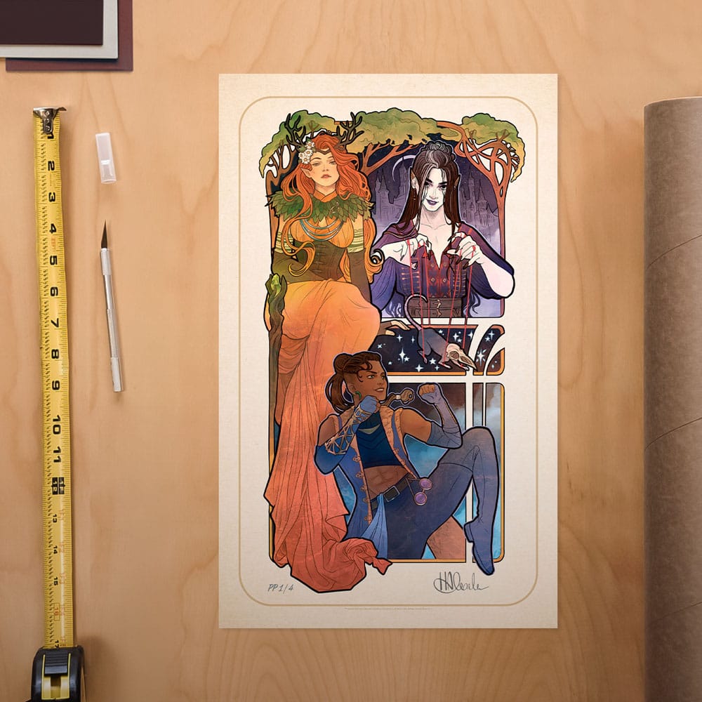 Critical Role Kunstdruck Marisha Ray: 10th Anniversary Art Nouveau Illustrations 46 x 28 cm - ungerahmt Image 2