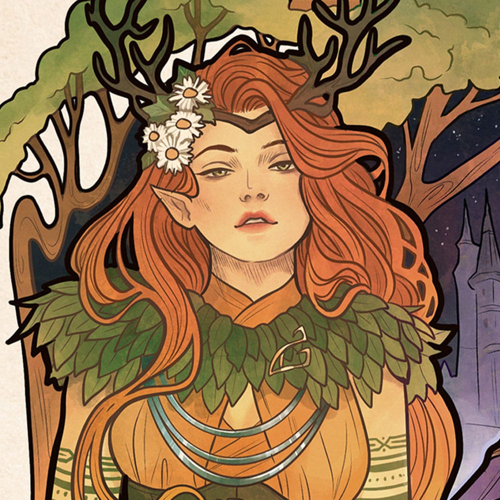 Critical Role Kunstdruck Marisha Ray: 10th Anniversary Art Nouveau Illustrations 46 x 28 cm - ungerahmt Image 5