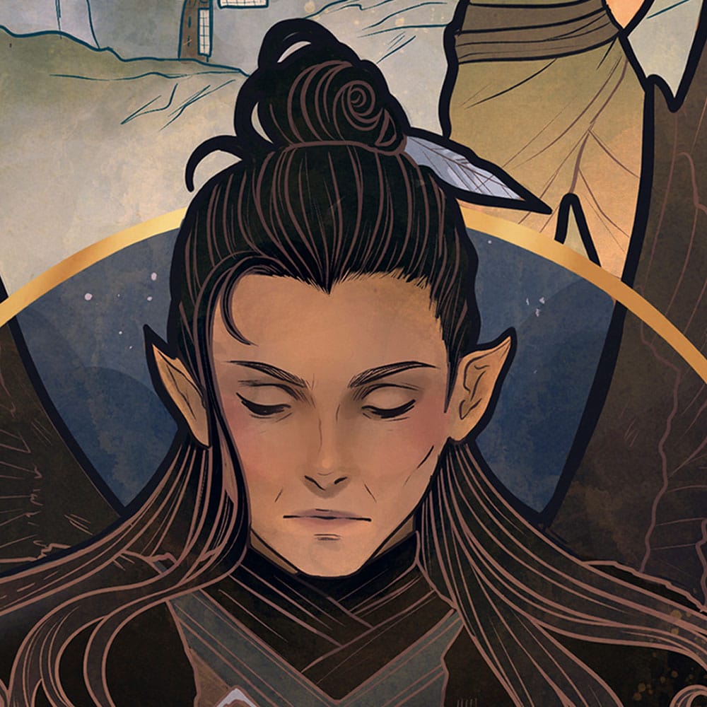 Critical Role Kunstdruck Liam O'Brien: 10th Anniversary Art Nouveau Illustrations 46 x 28 cm - ungerahmt Image 5