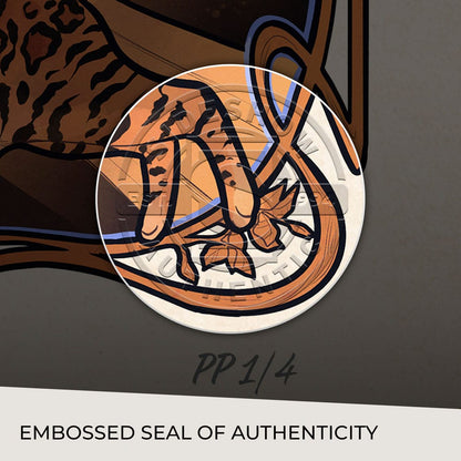 Critical Role Kunstdruck Liam O'Brien: 10th Anniversary Art Nouveau Illustrations 46 x 28 cm - ungerahmt Image 8