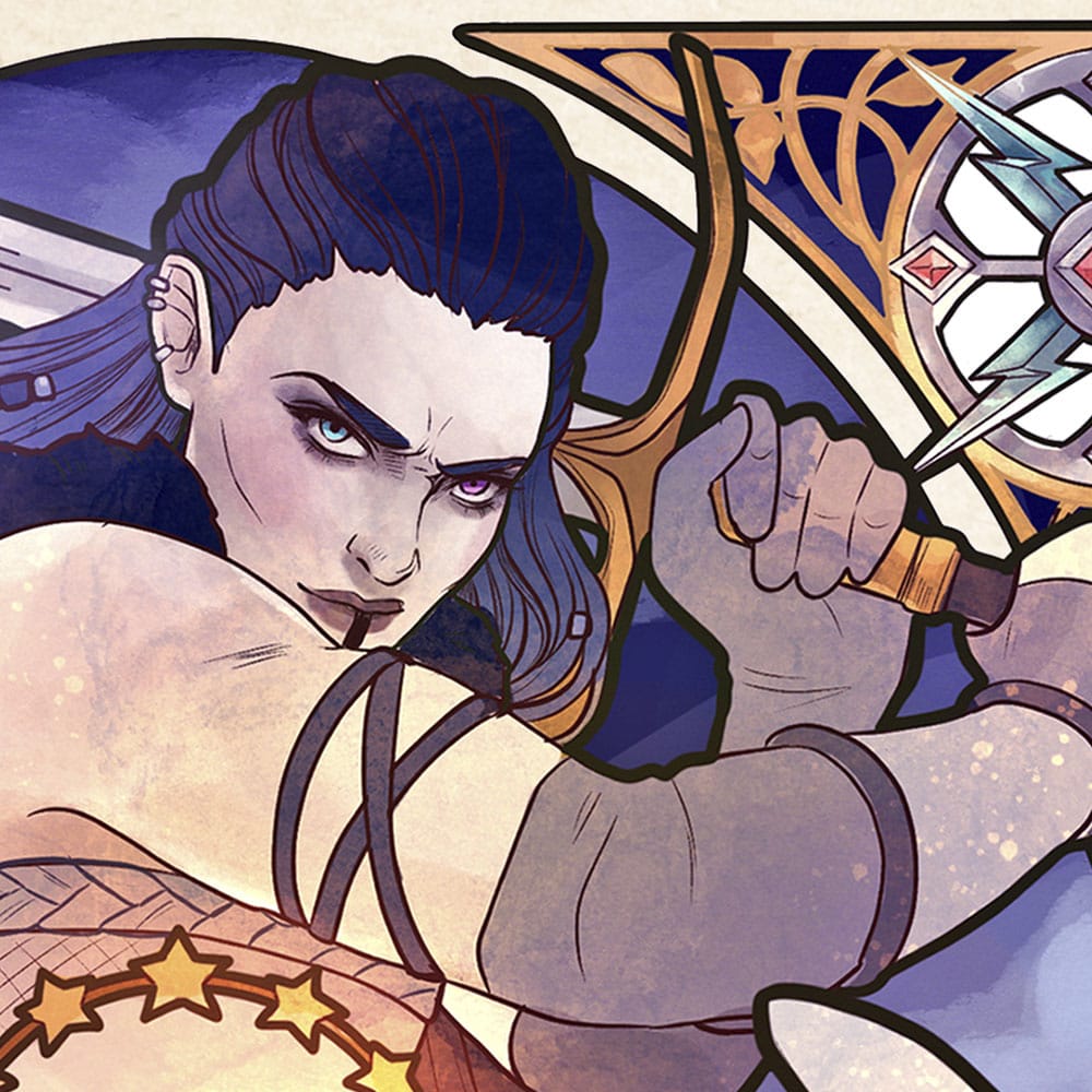 Critical Role Kunstdruck Ashley Johnson: 10th Anniversary Art Nouveau Illustrations 46 x 28 cm - ungerahmt Image 4