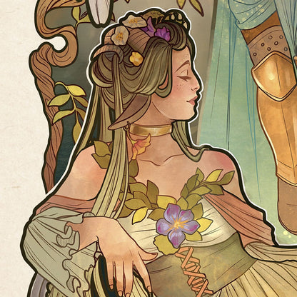 Critical Role Kunstdruck Ashley Johnson: 10th Anniversary Art Nouveau Illustrations 46 x 28 cm - ungerahmt Image 6