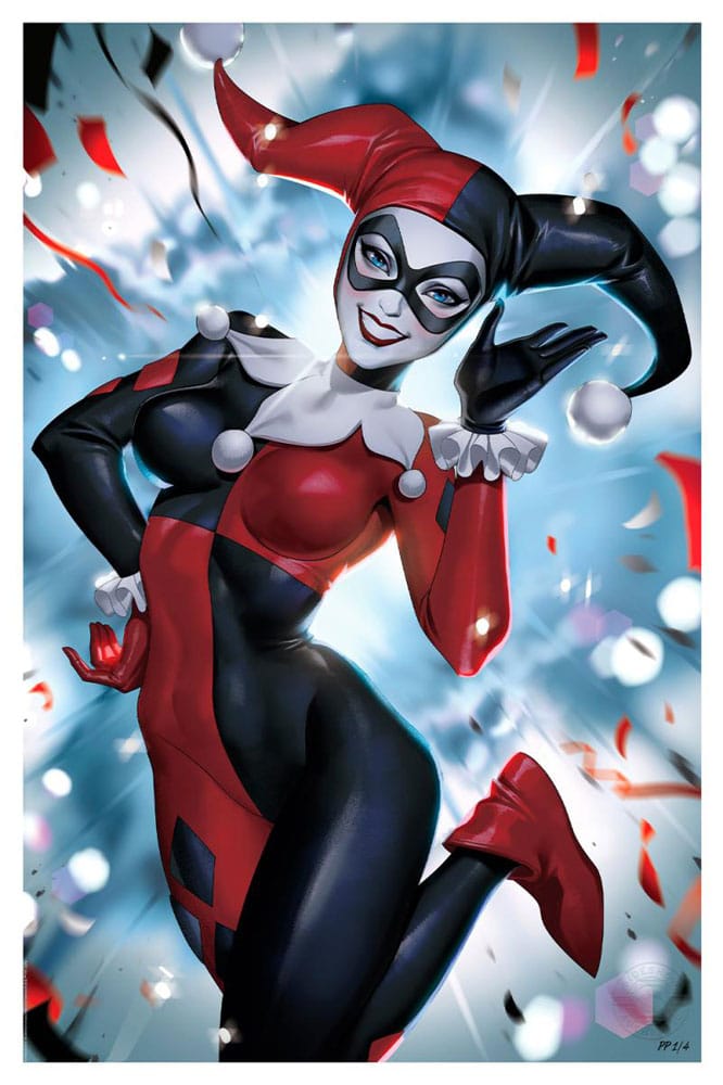 DC Comics Kunstdruck Harley Quinn 41 x 61 cm - ungerahmt Image 1