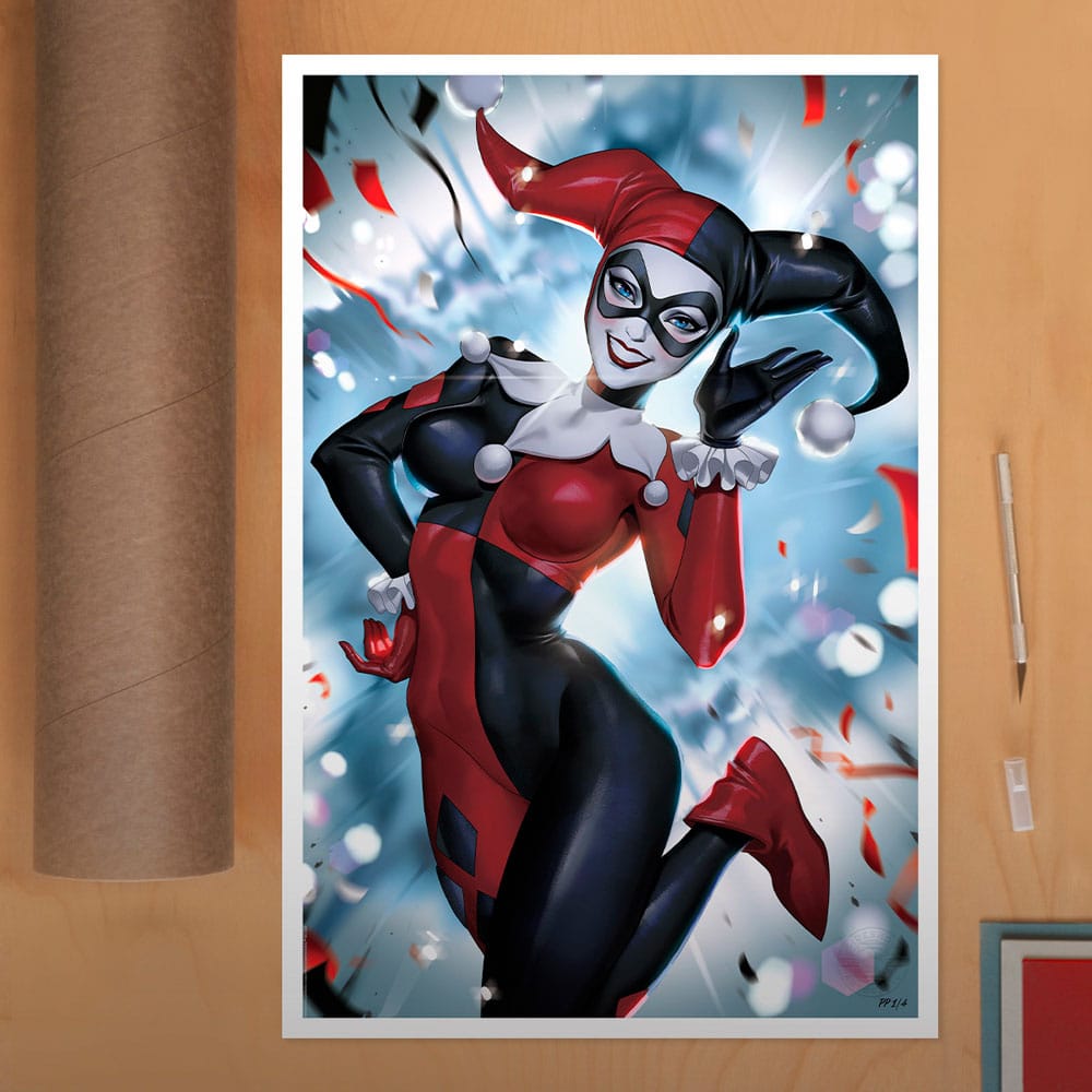 DC Comics Kunstdruck Harley Quinn 41 x 61 cm - ungerahmt Image 2