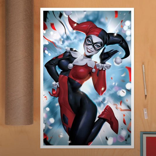 DC Comics Kunstdruck Harley Quinn 41 x 61 cm - ungerahmt Image 2