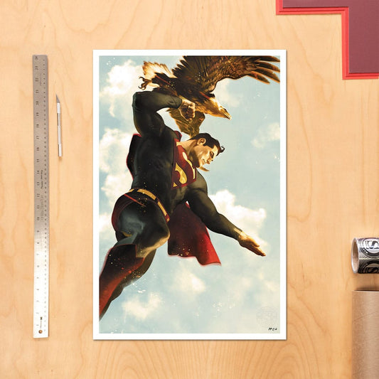 DC Comics Kunstdruck Superman 61 x 41 cm - ungerahmt Image 2