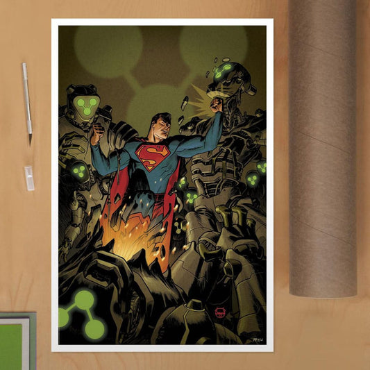 DC Comics Kunstdruck Superman Space Age 61 x 41 cm - ungerahmt Image 2