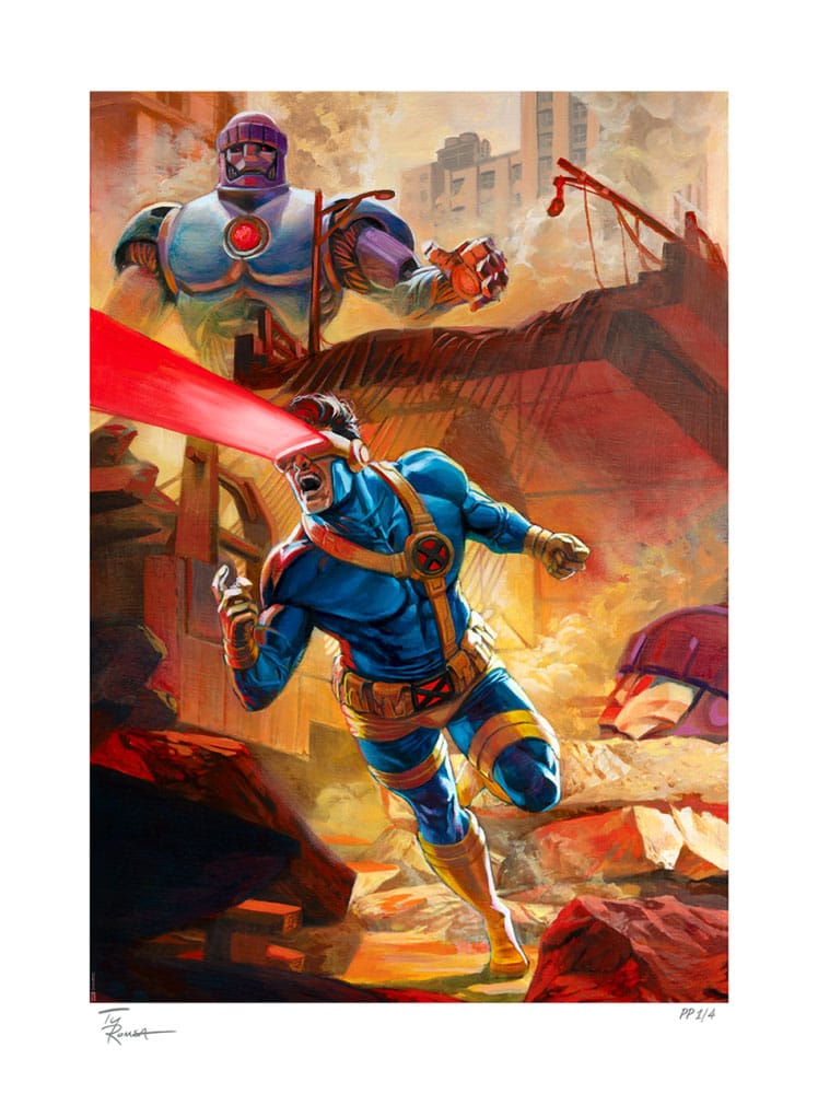 Marvel X-Men Kunstdruck Cyclops 61 x 46 cm - ungerahmt Image 1