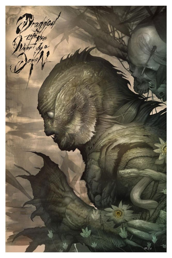 Der Schrecken vom Amazonas Kunstdruck Creature from the Black Lagoon by Dan Quintana 61 x 41 cm - ungerahmt Image 1