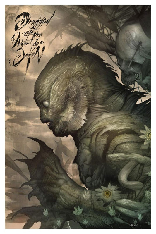 Der Schrecken vom Amazonas Kunstdruck Creature from the Black Lagoon by Dan Quintana 61 x 41 cm - ungerahmt Image 1