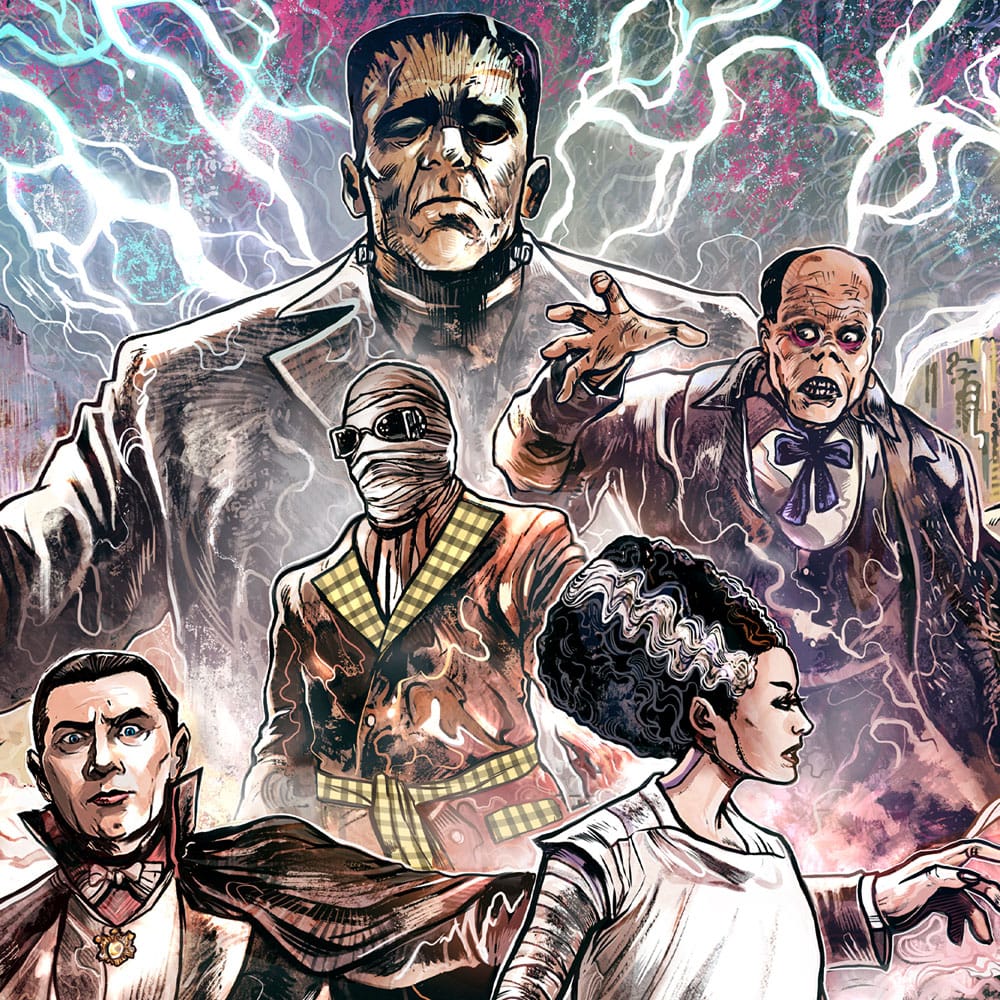 Universal Monsters Kunstdruck Universal Monsters by Vincenzo Riccardi 61 x 41 cm - ungerahmt Image 4