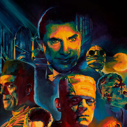 Universal Monsters Kunstdruck Collage by Chris Valentine 61 x 46 cm - ungerahmt Image 3