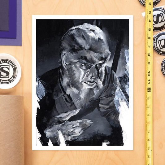 Der Wolfsmensch Kunstdruck The Wolf Man by Chris Valentine 41 x 31 cm - ungerahmt Image 2