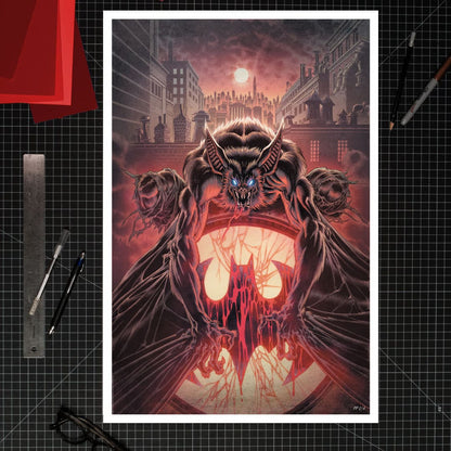 DC Comics Kunstdruck Man-Bat 41 x 61 cm - ungerahmt Image 2