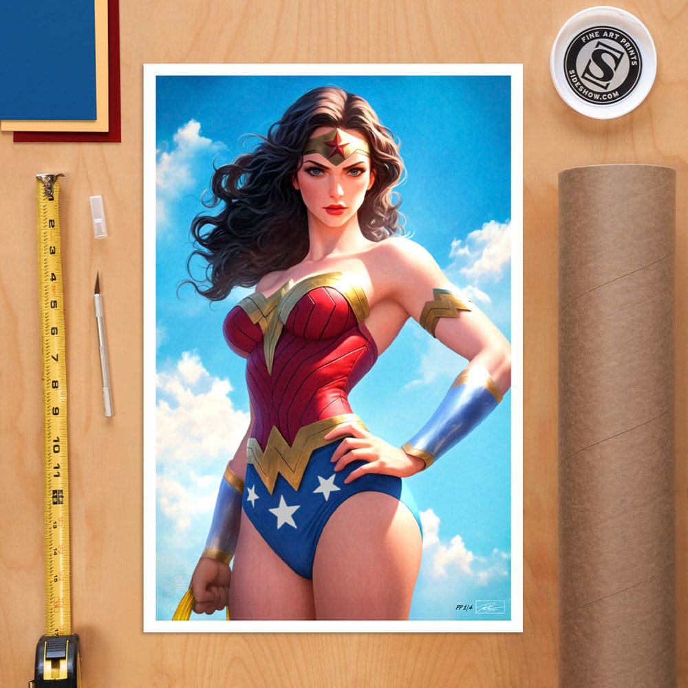 DC Comics Kunstdruck Justice League Trinity: Wonder Woman 61 x 41 cm - ungerahmt Image 2