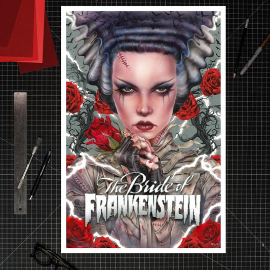 Frankensteins Braut Kunstdruck Bride Afterlife by Brian M. Viveros 61 x 41 cm - ungerahmt Image 2