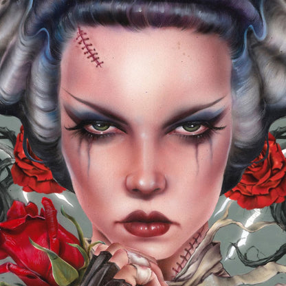 Frankensteins Braut Kunstdruck Bride Afterlife by Brian M. Viveros 61 x 41 cm - ungerahmt Image 3