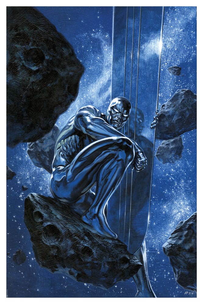 Marvel Kunstdruck Silver Surfer: Ghost Light 61 x 41 cm - ungerahmt Image 1