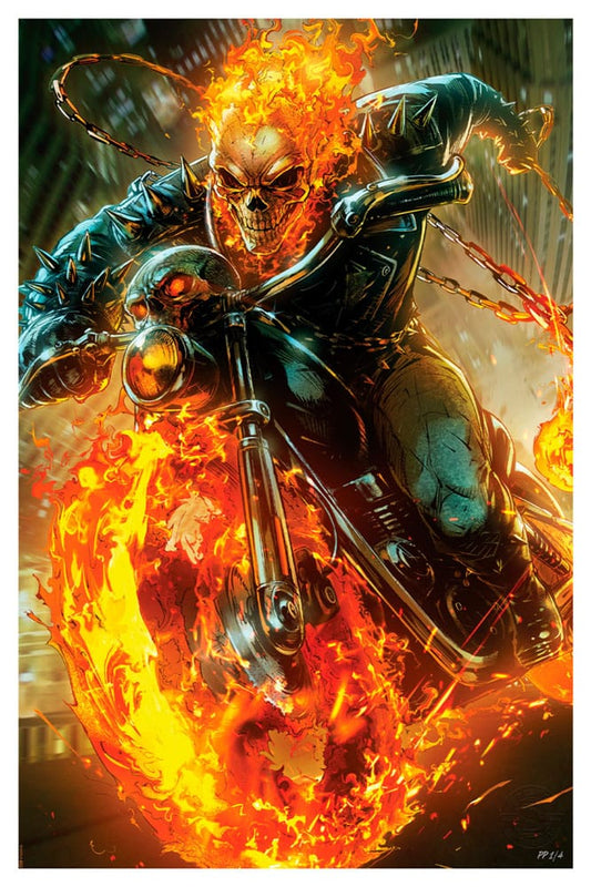 Marvel Kunstdruck Cosmic Ghost Rider 61 x 41 cm - ungerahmt Image 1