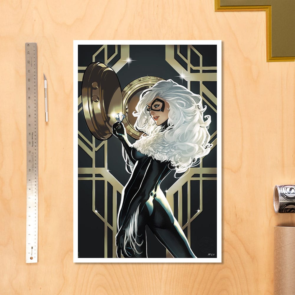The Amazing Spider-Man Kunstdruck Cosmic Black Cat 61 x 41 cm - ungerahmt Image 2