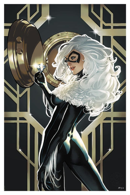 The Amazing Spider-Man Kunstdruck Cosmic Black Cat 61 x 41 cm - ungerahmt Image 1