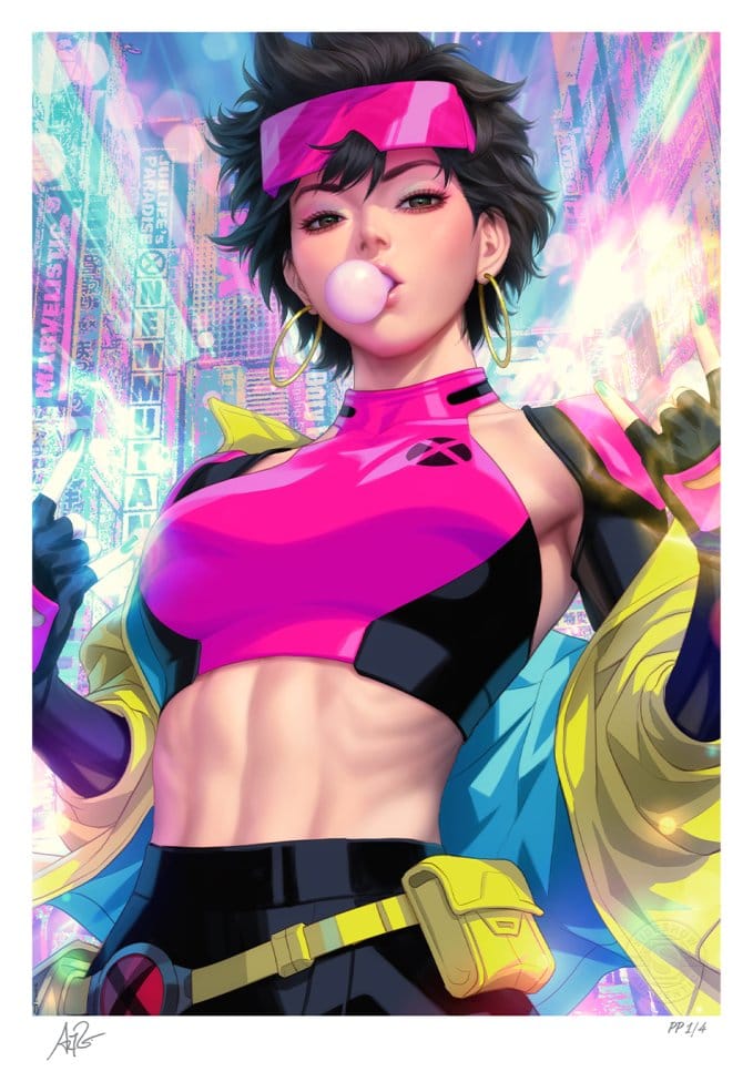 X-Men Marvel Kunstdruck Jubilee 46 x 61 cm - ungerahmt Image 1