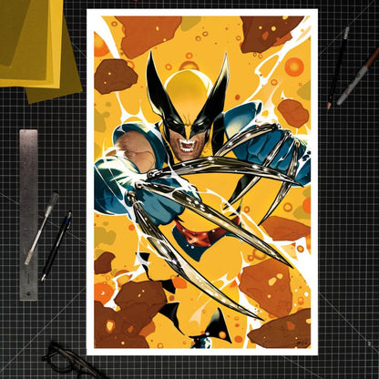 Marvel X-Men Kunstdruck Wolverine 61 x 41 cm - ungerahmt Image 2