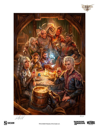 Baldur's Gate III Kunstdruck The Elfsong Tavern 61 x 46 cm - ungerahmt Image 1