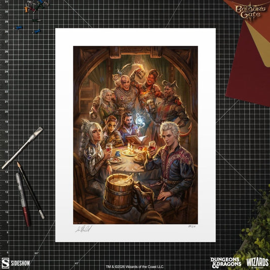 Baldur's Gate III Kunstdruck The Elfsong Tavern 61 x 46 cm - ungerahmt Image 2