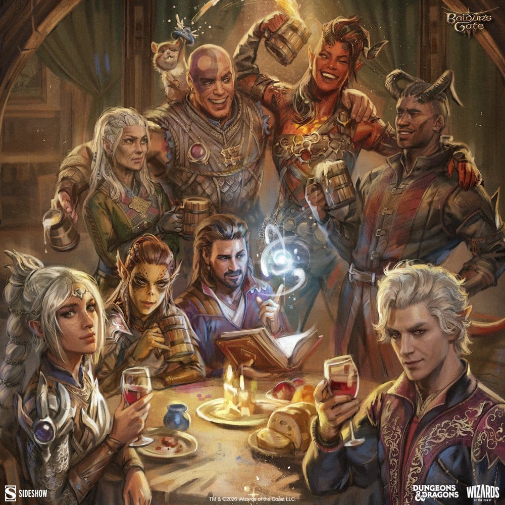Baldur's Gate III Kunstdruck The Elfsong Tavern 61 x 46 cm - ungerahmt Image 4
