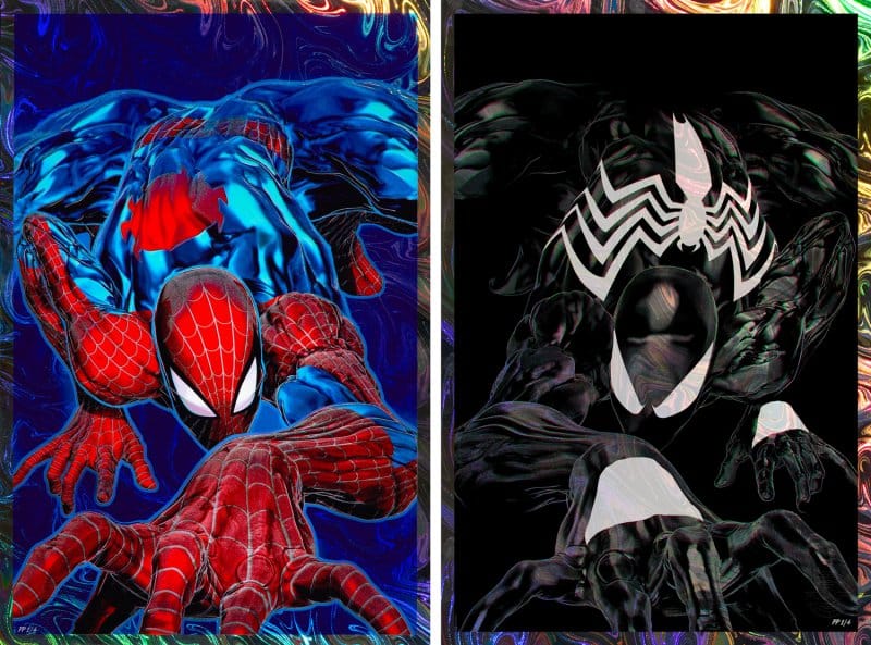 Marvel Kunstdrucke 2er-Set Spider-Man '94 Deluxe Set 61 x 41 cm - ungerahmt Image 1