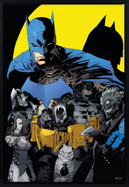 DC Comics Kunstdruck Batman #1 (High-Gloss Black Edition) 41 x 61 cm - ungerahmt Image 1