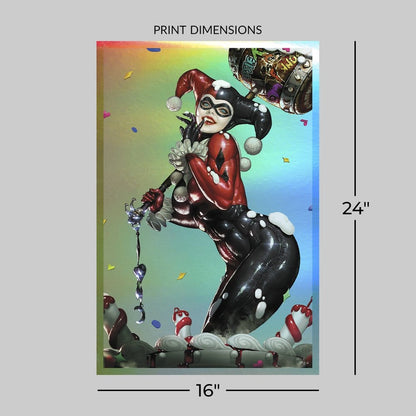 DC Comics Kunstdruck Harley Quinn (Exclusive Edition) 41 x 61 cm - ungerahmt Image 3