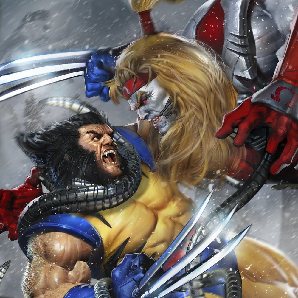 Marvel Kunstdruck Wolverine vs Omega Red 46 x 61 cm - ungerahmt Image 3