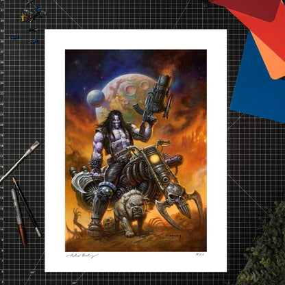 DC Comics Kunstdruck Lobo™: The Main Man by Alex Horley 46 x 61 cm - ungerahmt Image 2