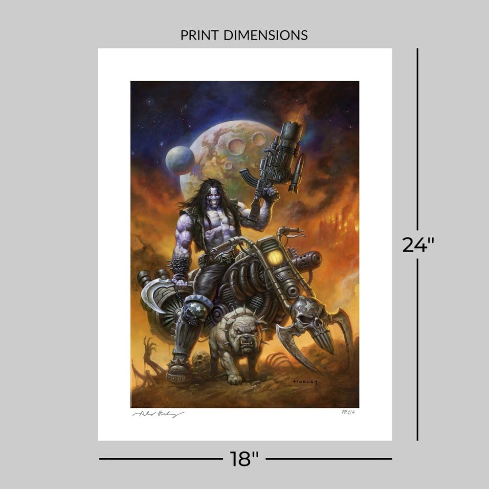 DC Comics Kunstdruck Lobo™: The Main Man by Alex Horley 46 x 61 cm - ungerahmt Image 7