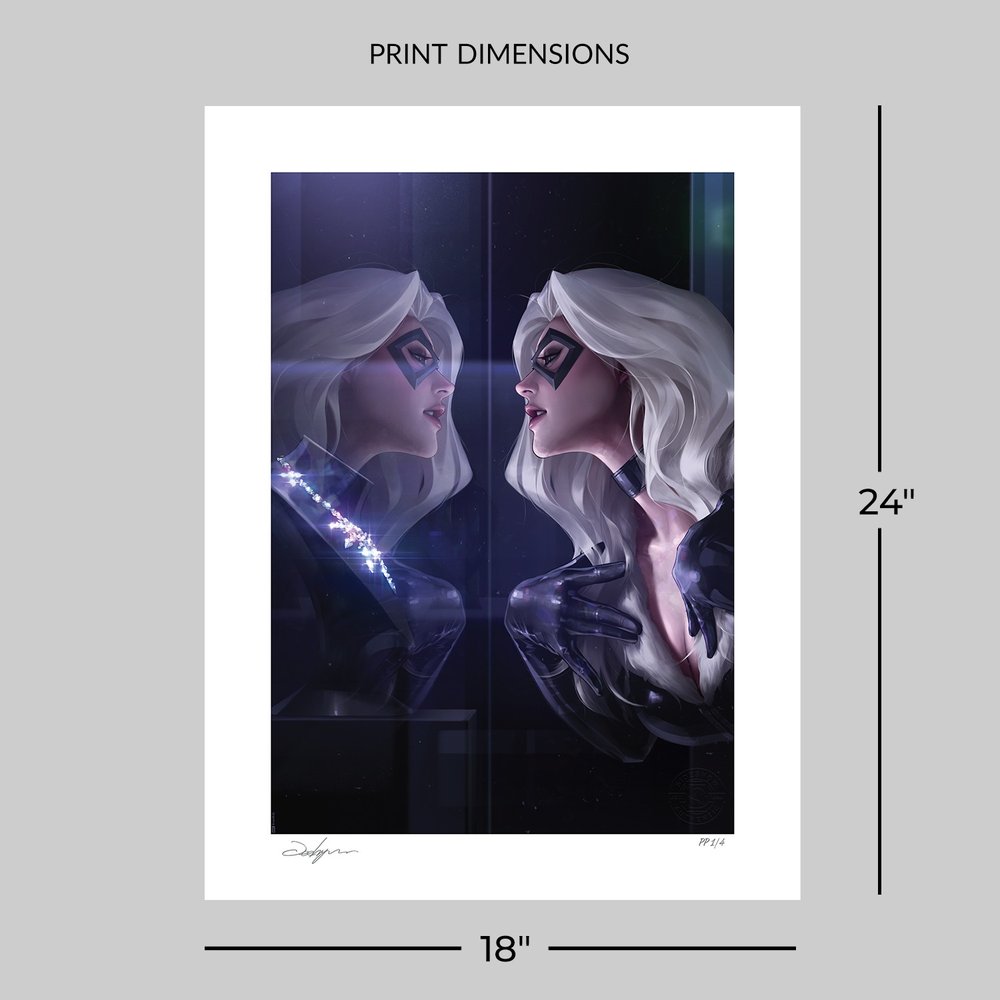 Marvel Kunstdruck Black Cat 46 x 61 cm - ungerahmt Image 6
