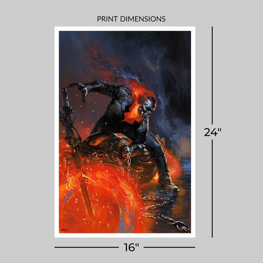 Marvel Kunstdruck Ghost Rider 41 x 61 cm - ungerahmt Image 5