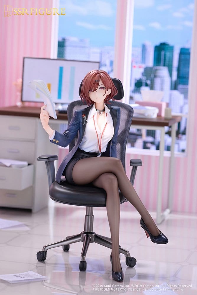 The Idolmaster Shiny Colors x Mahjong Soul PVC Figur 1/7 Madoka Higuchi Effortless Work Ver. 21 cm Image 3