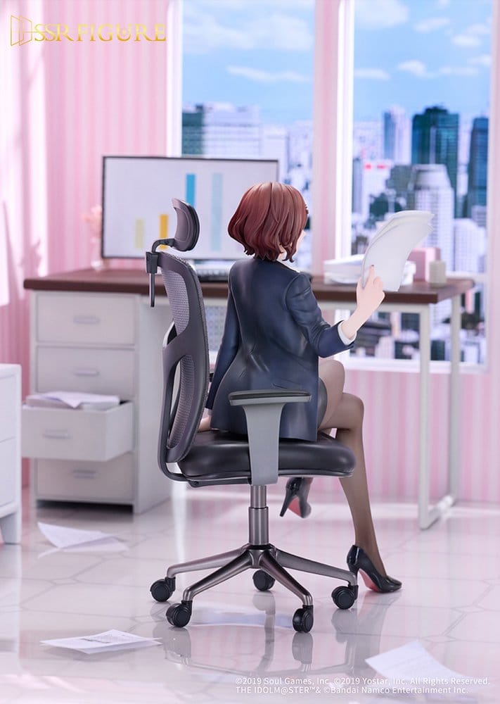The Idolmaster Shiny Colors x Mahjong Soul PVC Figur 1/7 Madoka Higuchi Effortless Work Ver. 21 cm Image 4