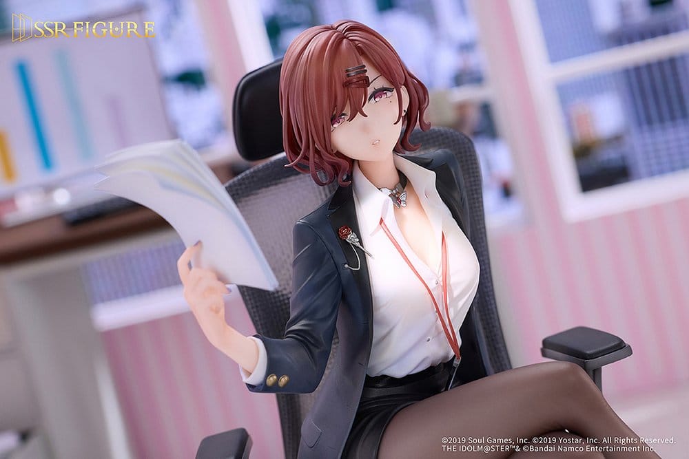 The Idolmaster Shiny Colors x Mahjong Soul PVC Figur 1/7 Madoka Higuchi Effortless Work Ver. 21 cm Image 5