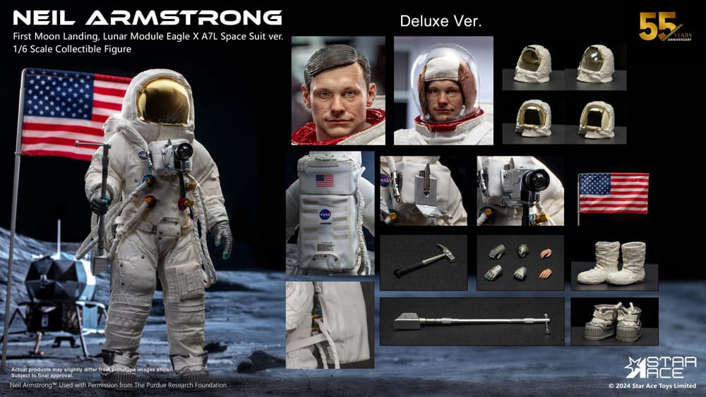 Neil Armstrong Actionfigur 1/6 Neil Armstrong Deluxe Version 30 cm Image 15