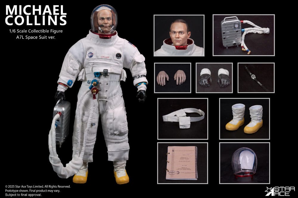 NASA Apollo 11 Actionfigur 1/6 Michael Collins 30 cm Image 15