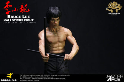 Der Mann mit der Todeskralle My Favourite Movie Statue 1/6 Bruce Lee Kali Sticks Fight Normal Basement  Version 30 cm Image 2